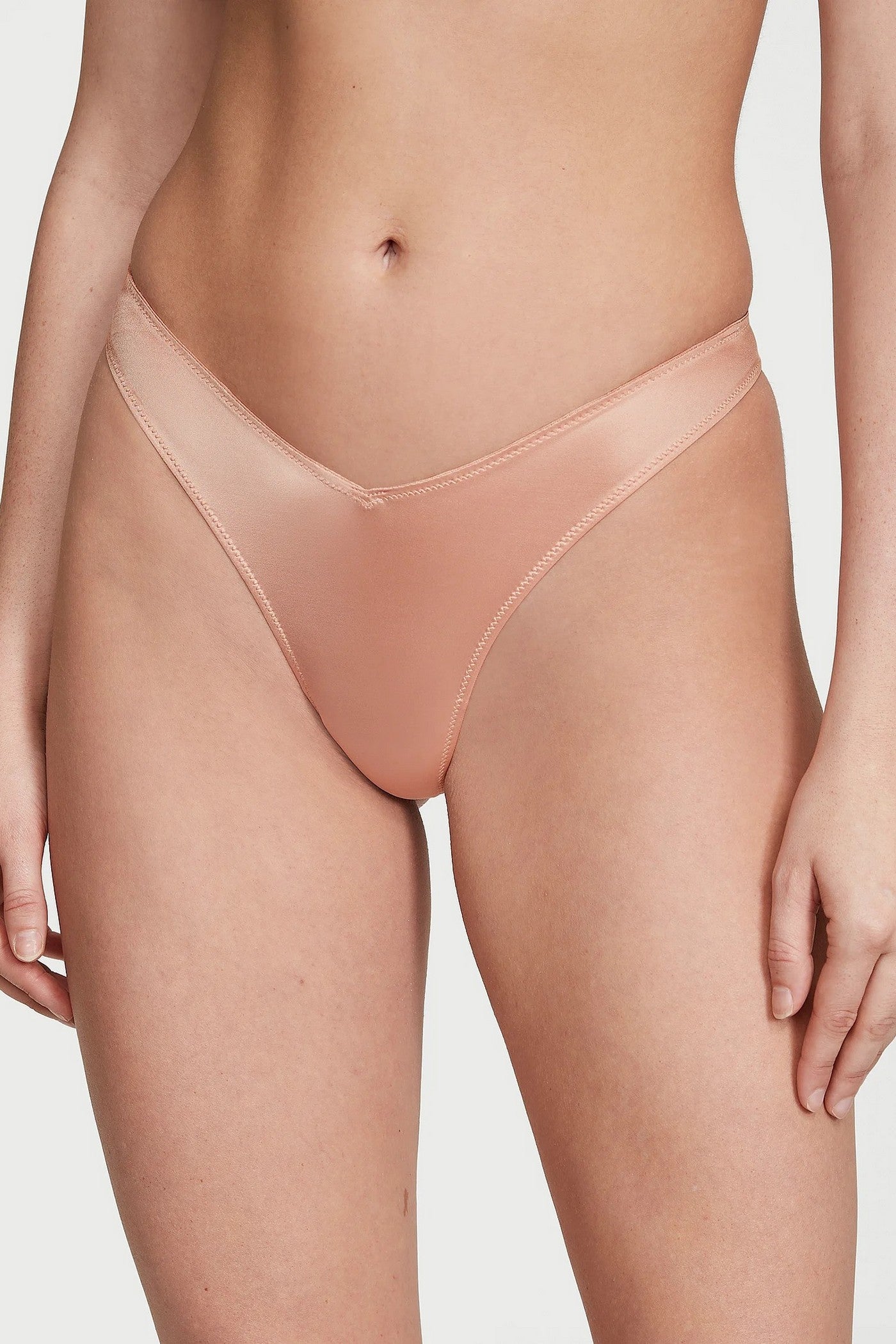 Гладкие трусики стринг 166172310 rose