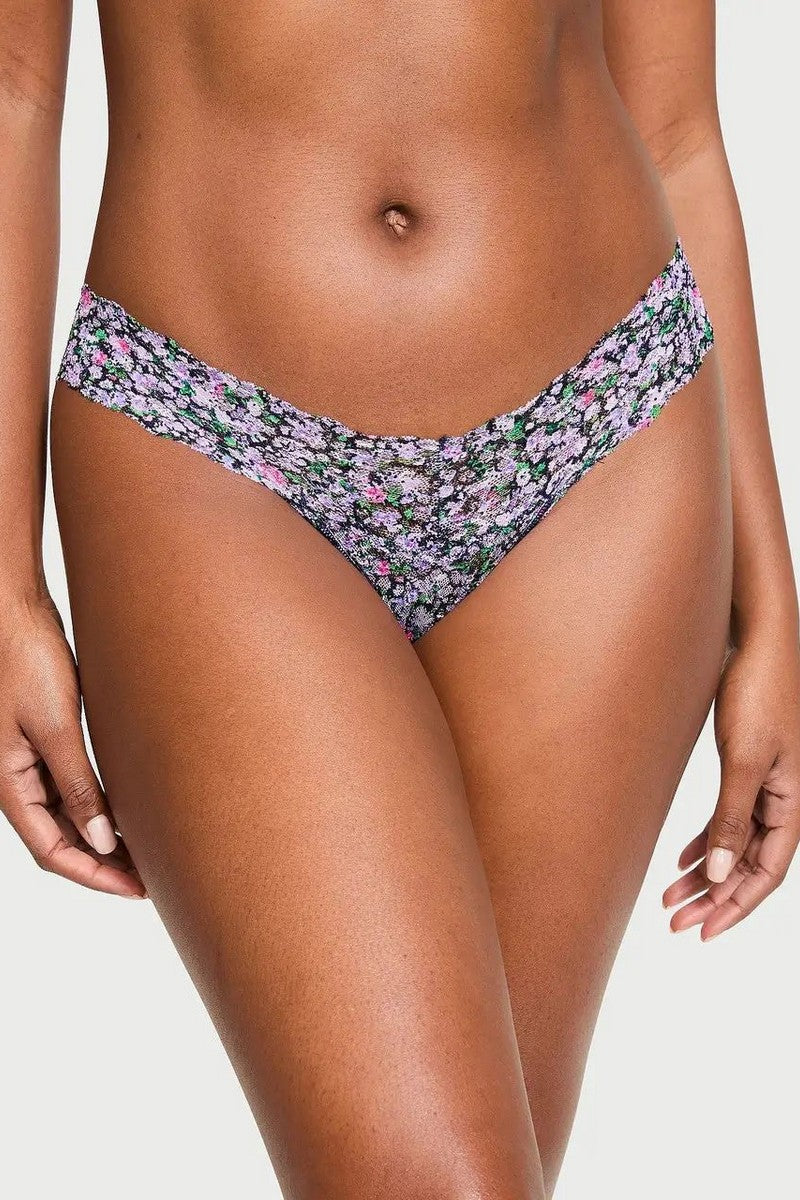 Кружевные трусики стринг 179691936 lilac