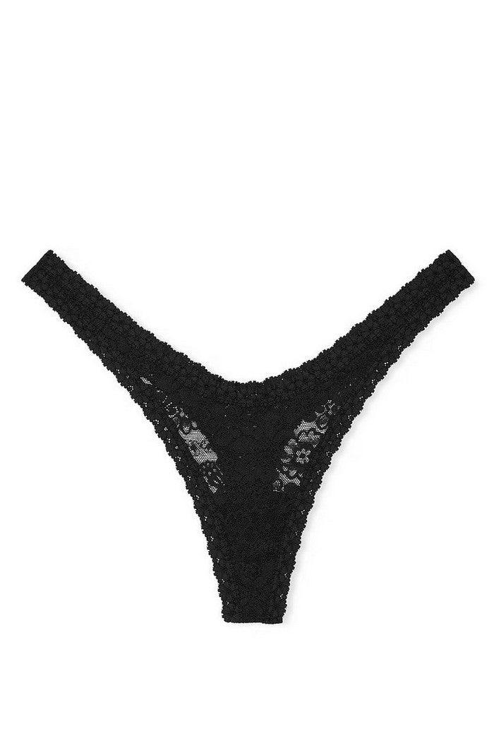 Кружевные трусики стринг 188357037 black