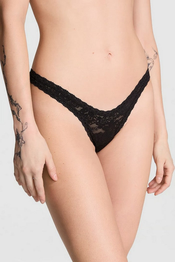 Кружевные трусики стринг 188357037 black