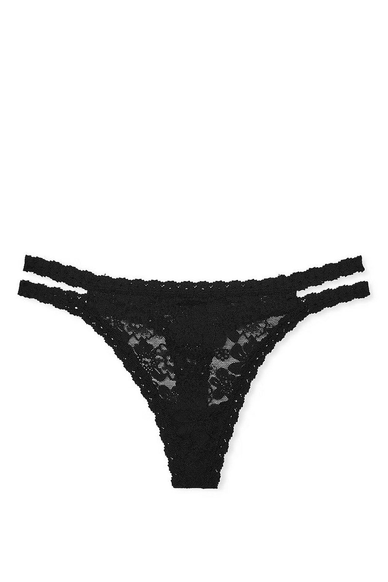 Кружевные трусики стринг 190501030 black