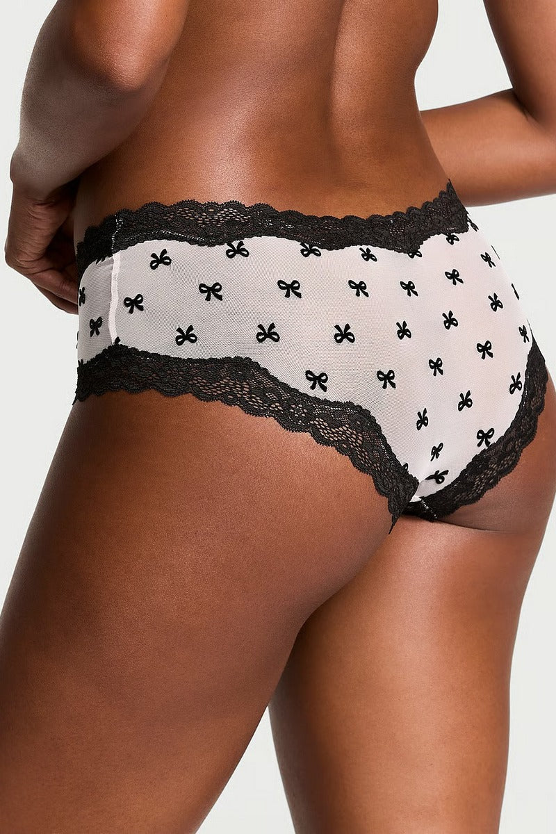 Шортики из микросетки 197579993 black/white