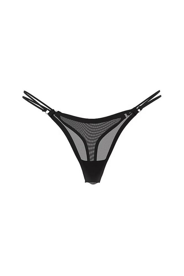 Трусики стринг из микросетки 201502266 black