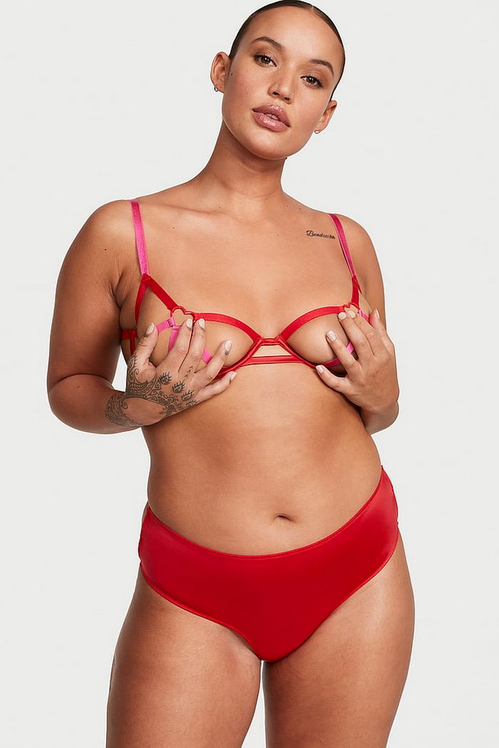 Трусики с ремешками 203050836 red