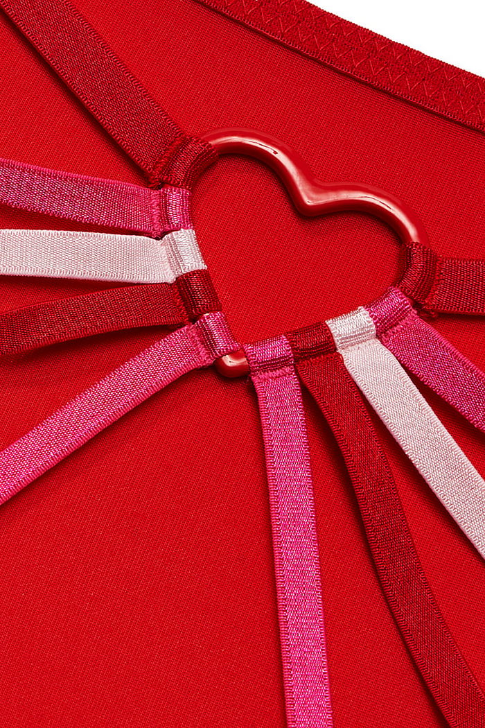 Трусики с ремешками 203050836 red