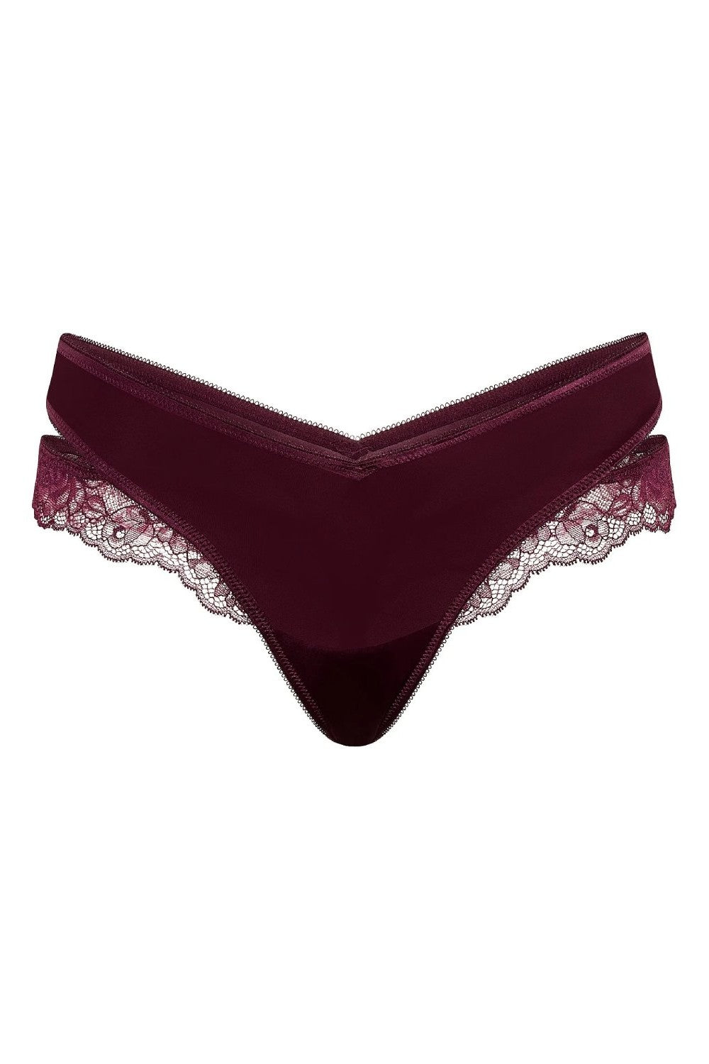 Трусики з розрізами 207278643 bordo Victoria`s Secret