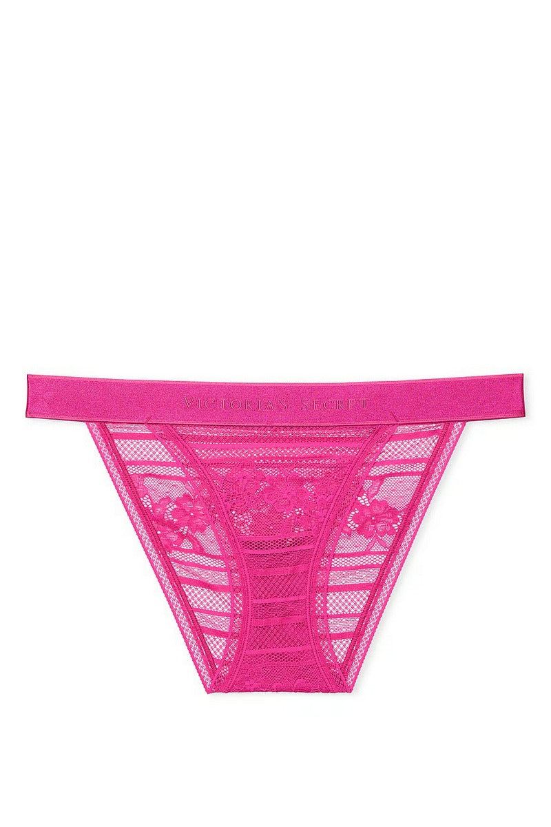 Кружевные трусики танга 216797857 pink