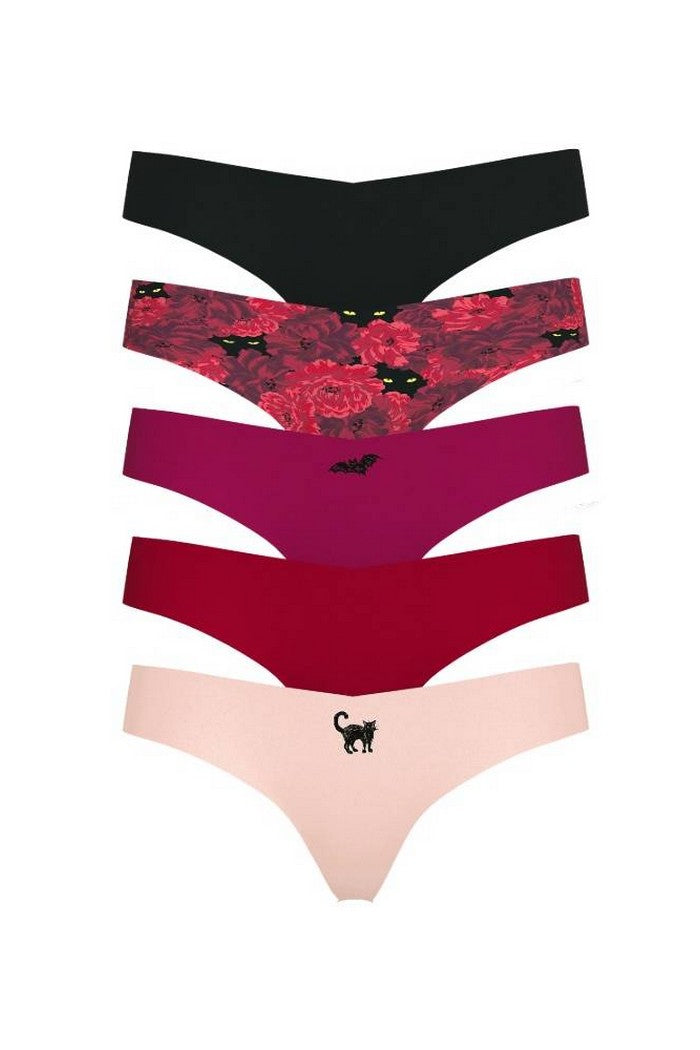 Бесшовные трусики стринг 218349449 (5 шт.) multi