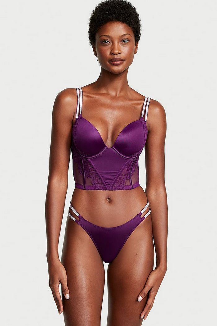 Трусики стринг со стразами 225763142