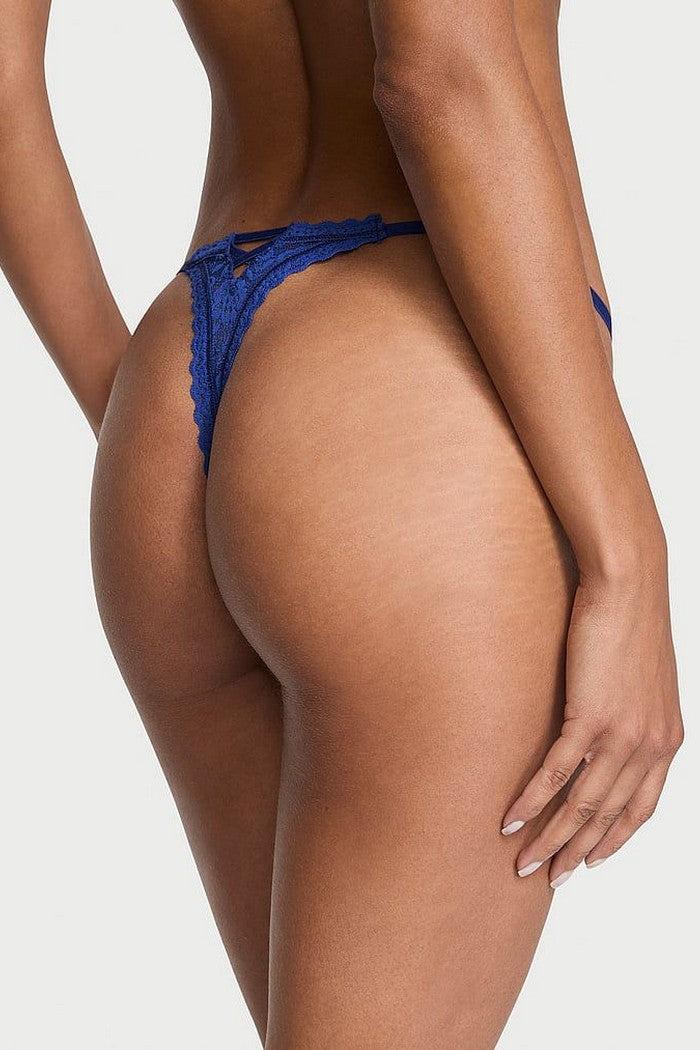Мереживні трусики стрінги 22691428 blue