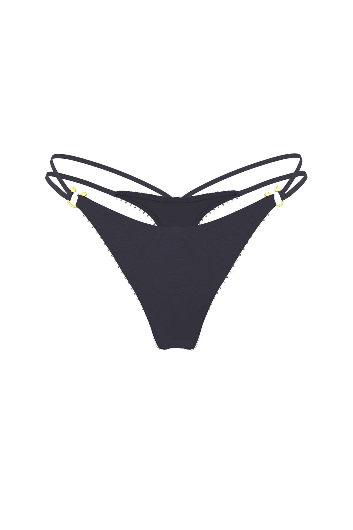 Гладкі трусики стрінги 23569516 blue Victoria`s Secret
