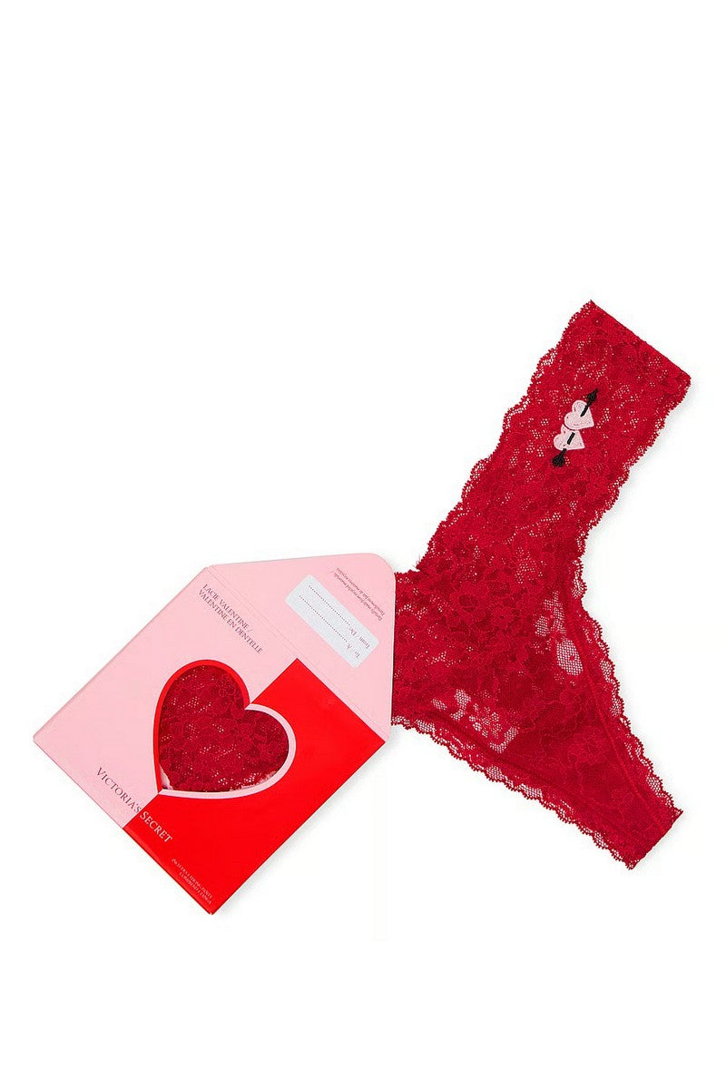 Кружевные трусики стринг 238172016 red