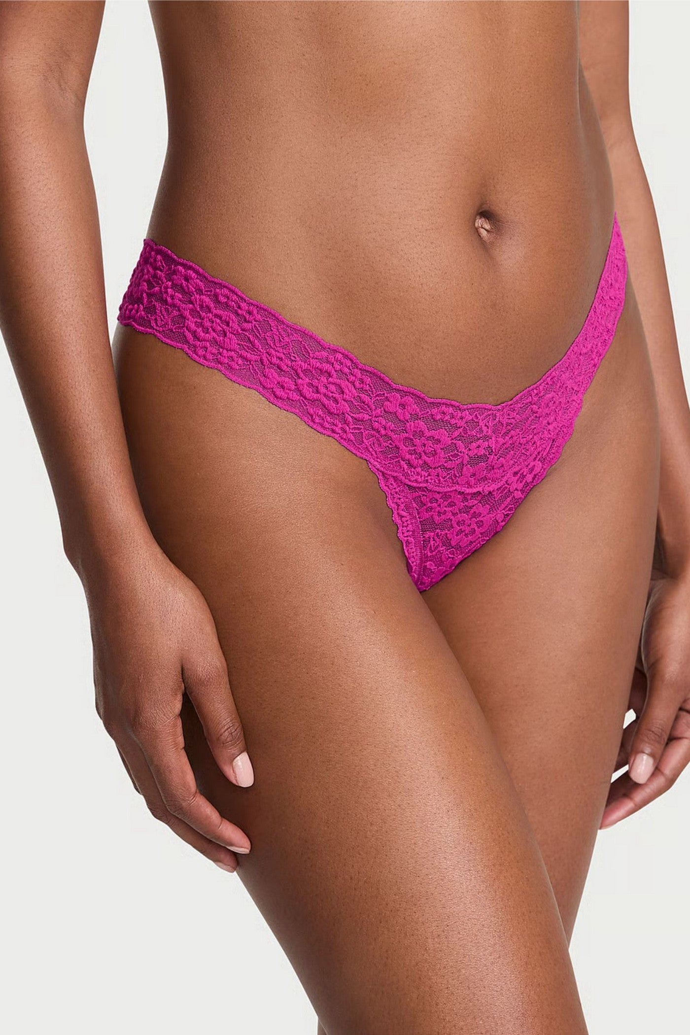 Кружевные трусики стринг 240664866 pink