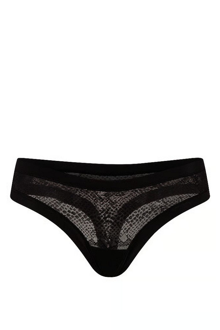 Безшовні трусики стрінги 243865964 Black Victoria`s Secret