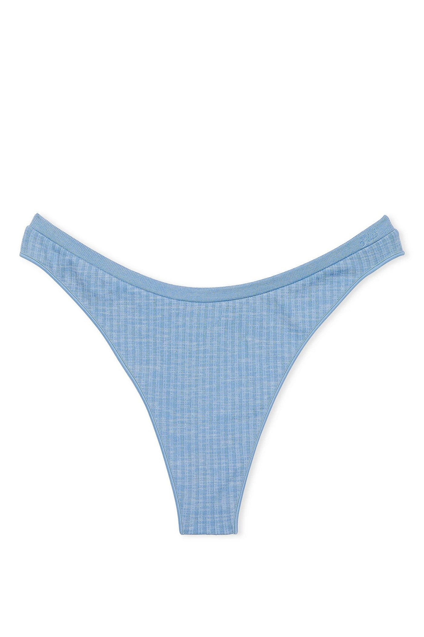 Трусики стринг в рубчик 248709129 blue