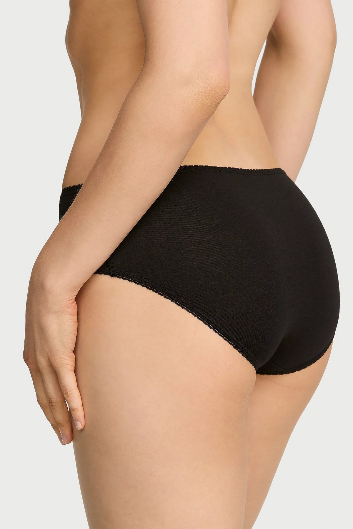 Бавовняні шортики 253354140 black Victoria`s Secret вигляд ззаду