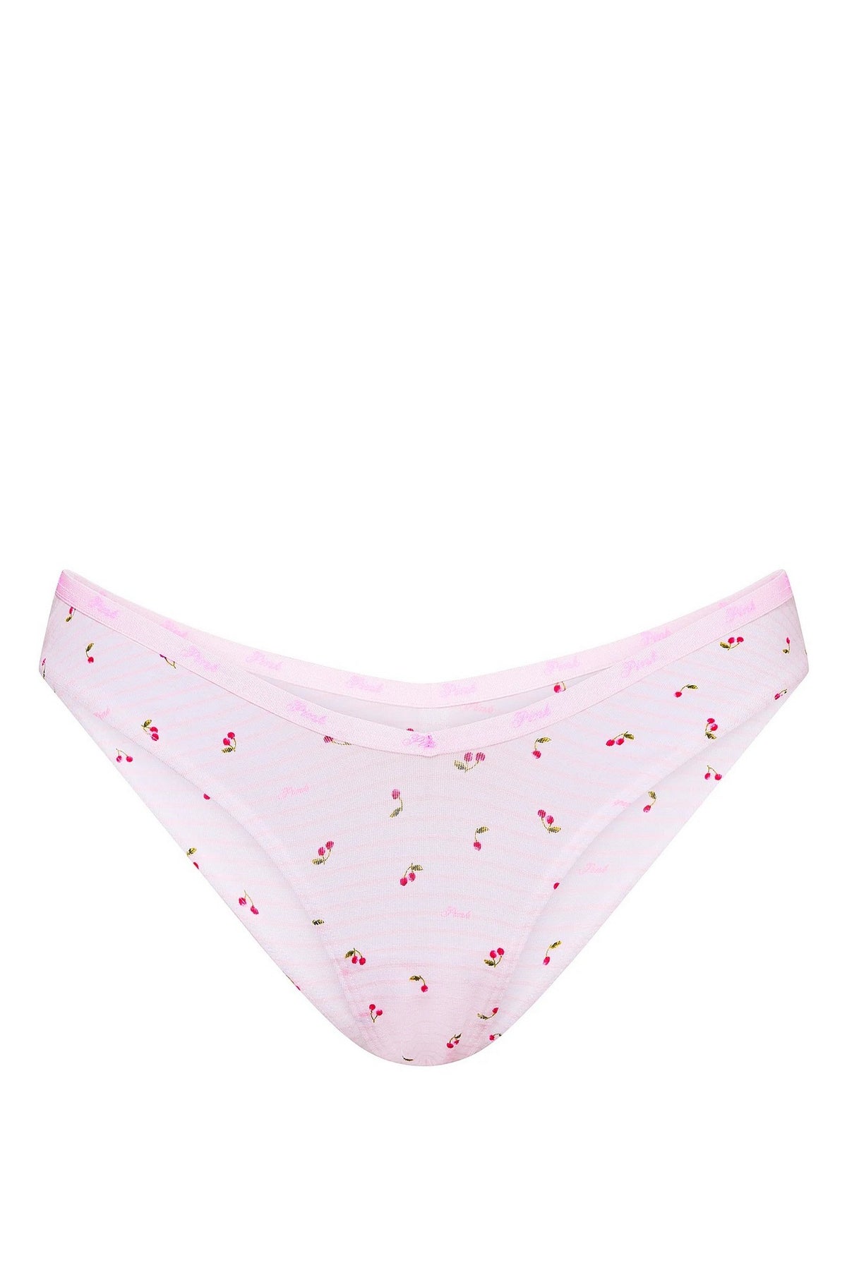Бавовняні трусики танга 255474320 white/rose Victoria`s Secret