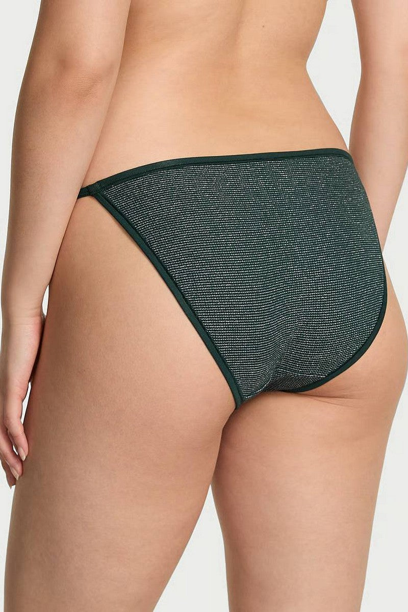 Трусики бікіні з люрексом 255833491 green Victoria`s Secret