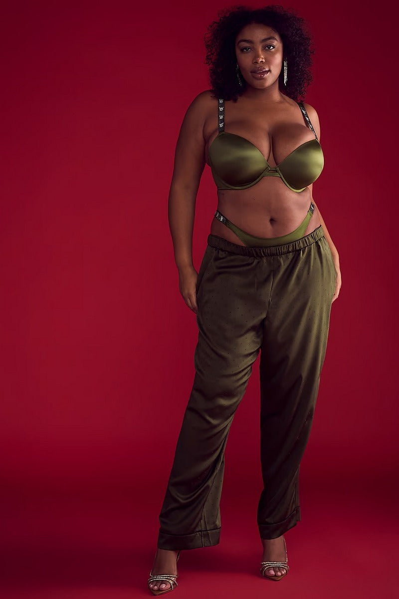 Трусики танга зі стразами 25648329 green