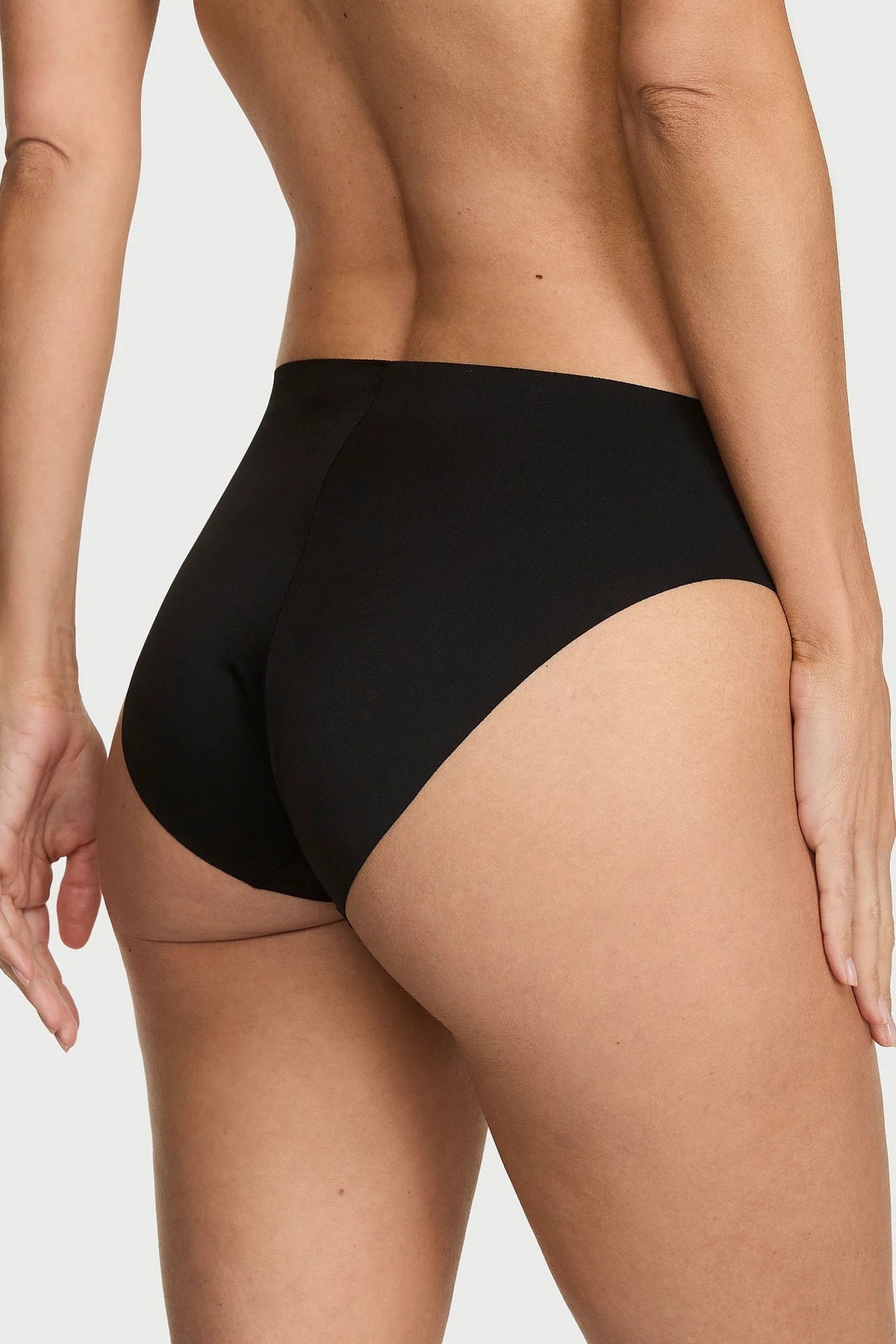Безшовні трусики бікіні 261938648 black Victoria`s Secret вигляд ззаду