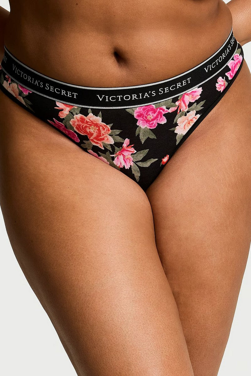 Хлопковые трусики стринг 2726739 black