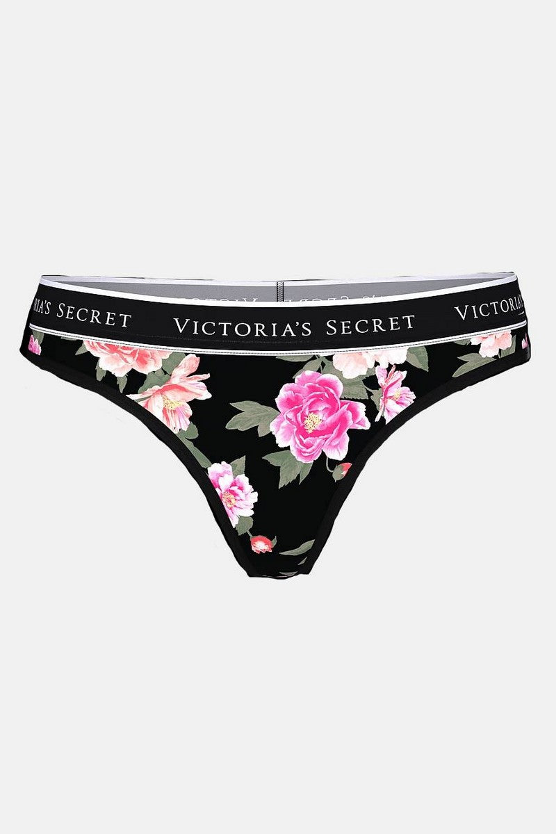 Хлопковые трусики стринг 2726739 black