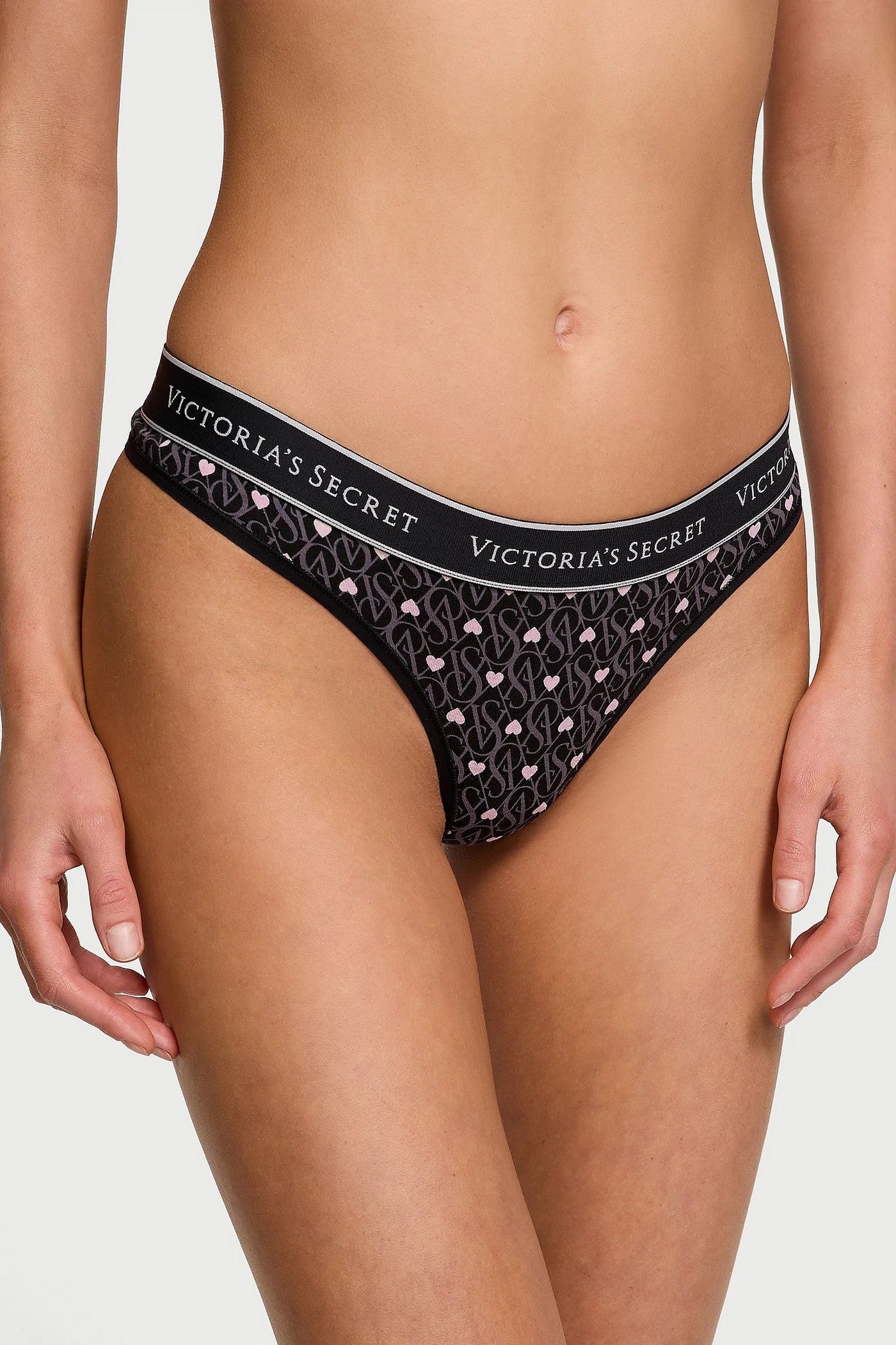 Хлопковые трусики стринг 287541306 black