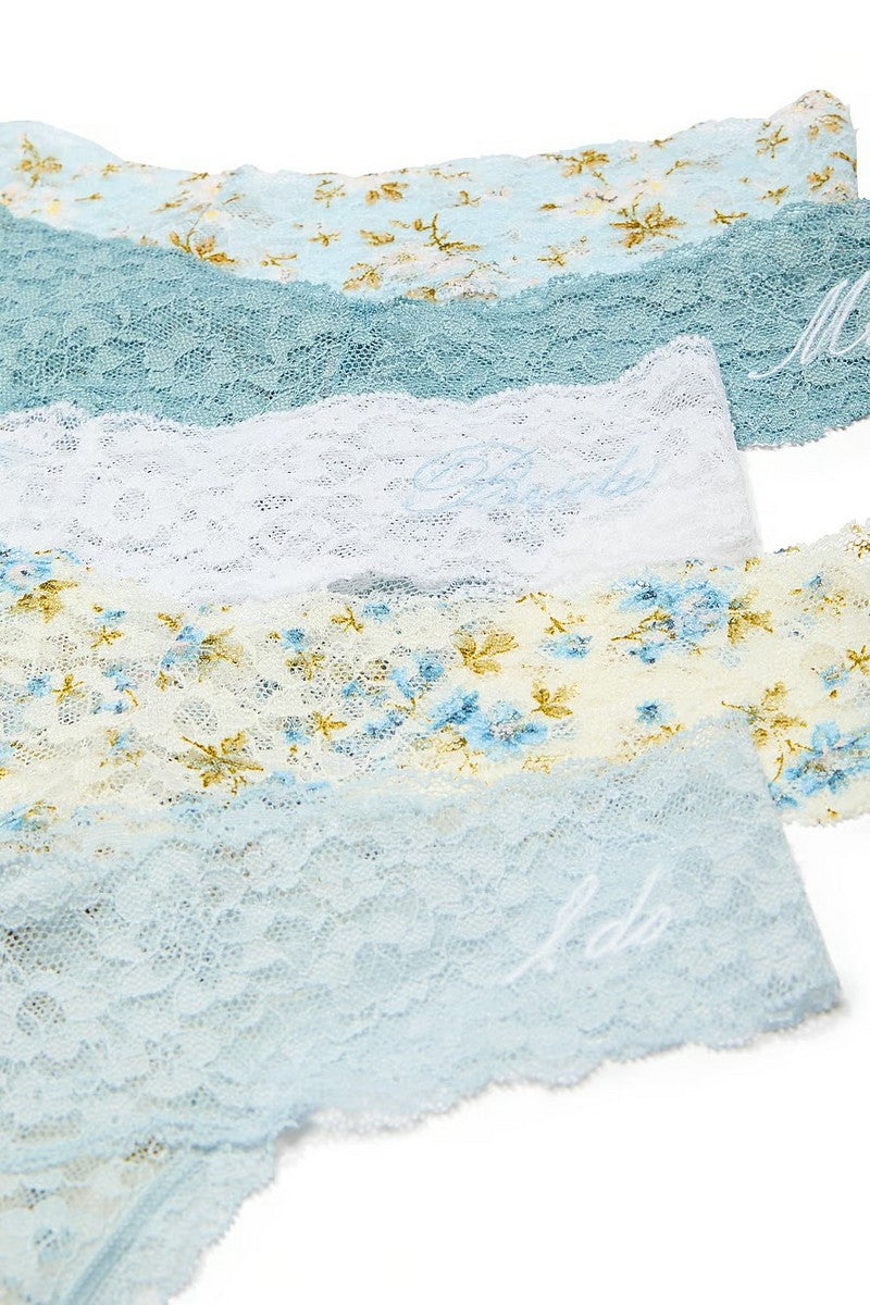 Кружевные трусики стринг 294467846 multi (5 шт.)