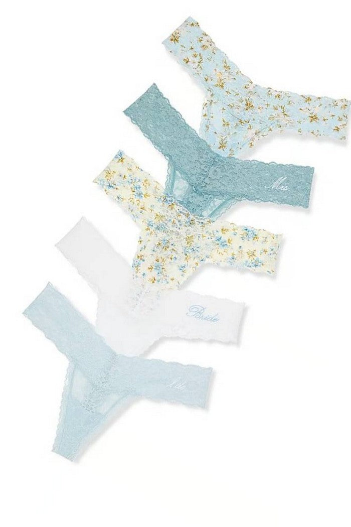 Кружевные трусики стринг 294467846 multi (5 шт.)