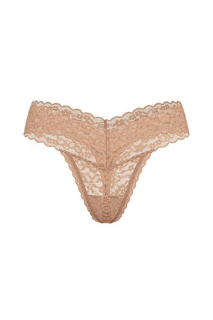 Кружевные трусики стринг 300894947 beige