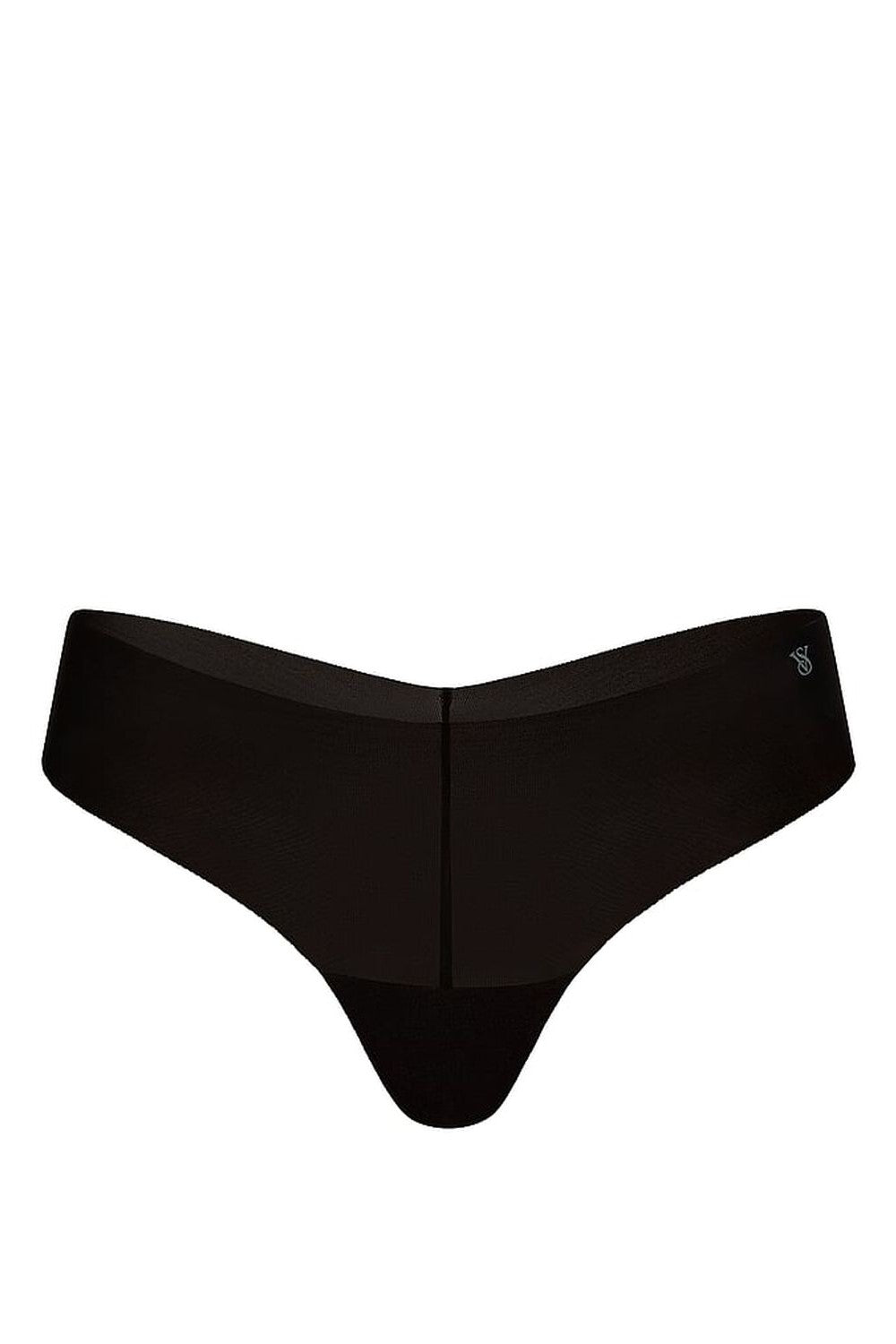 Безшовні трусики стрінги 303448186 black Victoria`s Secret