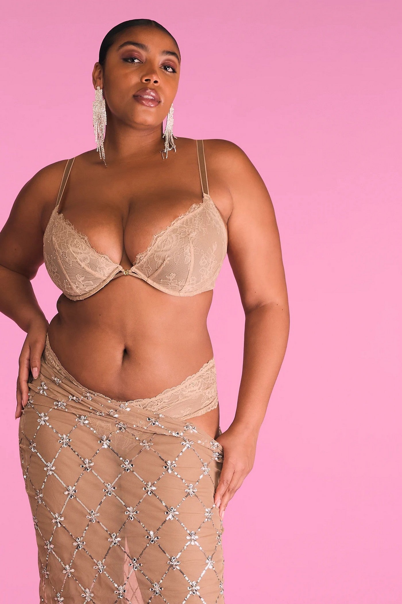 Мереживні шортики 309807503 beige