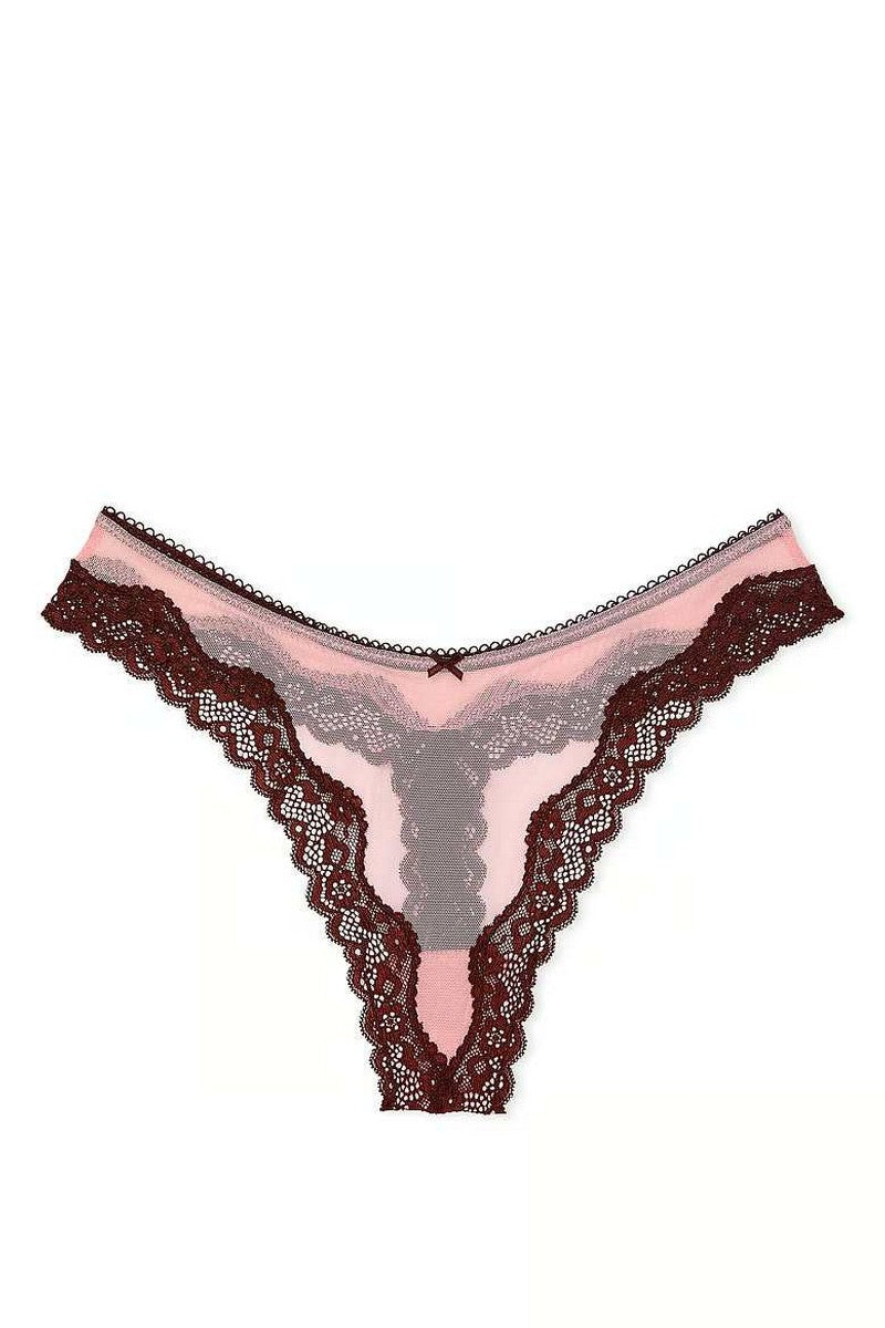 Трусики стрінги із мікросітки 325075686 rose