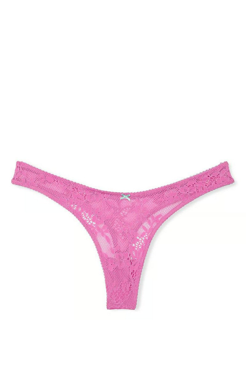 Мереживні трусики стрінги 33370626 pink