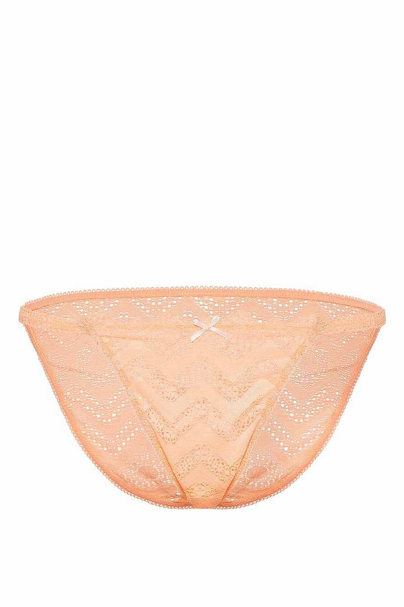 Мереживні трусики бікіні 335112748 orange Victoria`s Secret
