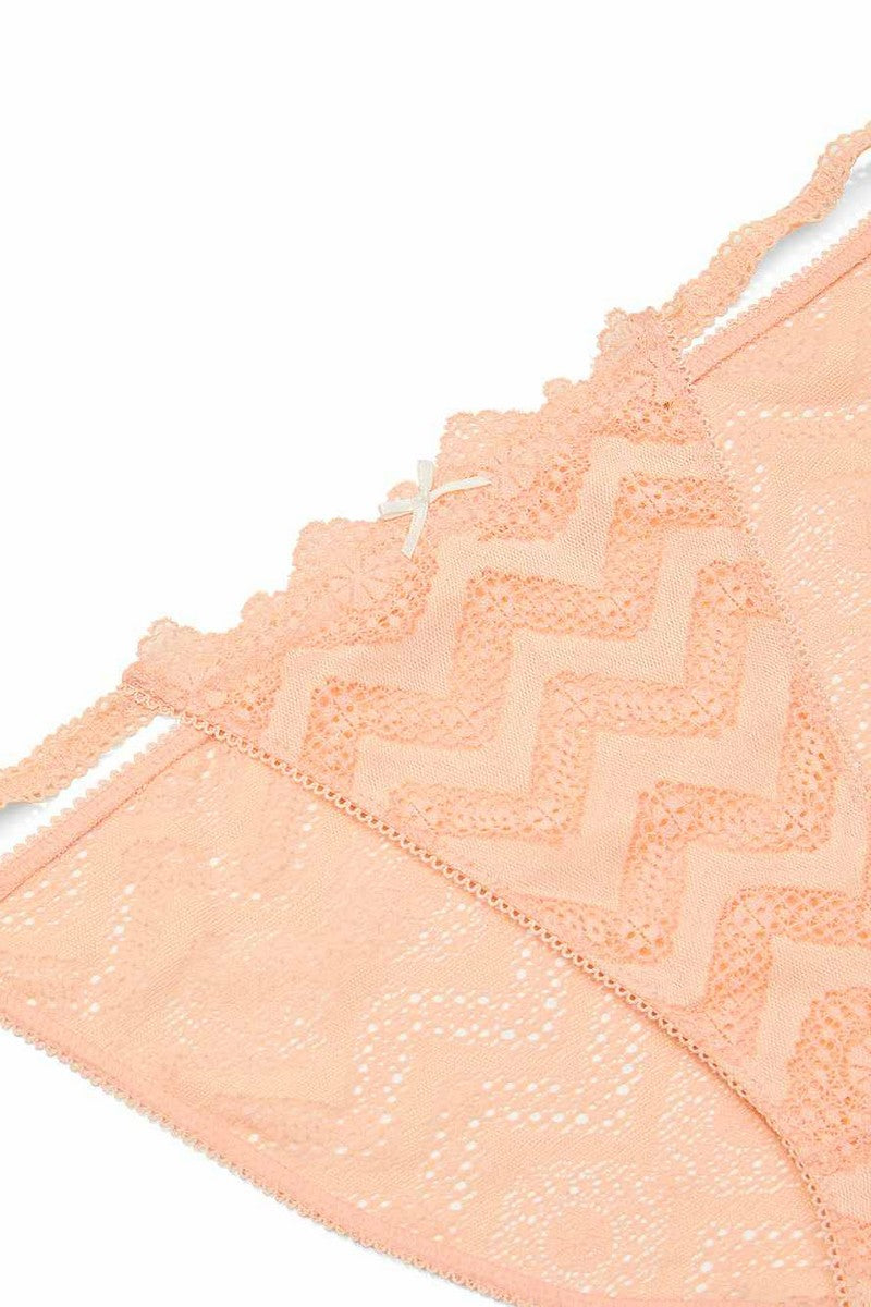 Мереживні трусики бікіні 335112748 orange Victoria`s Secret
