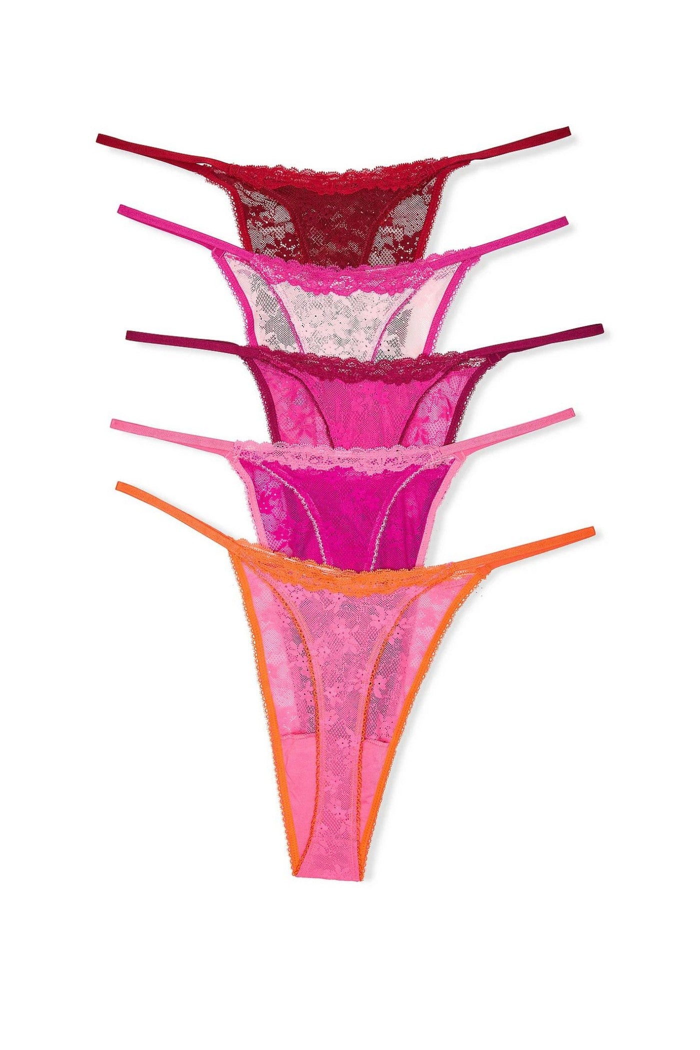 Кружевные трусики стринг 349017177 (5 шт.) multi
