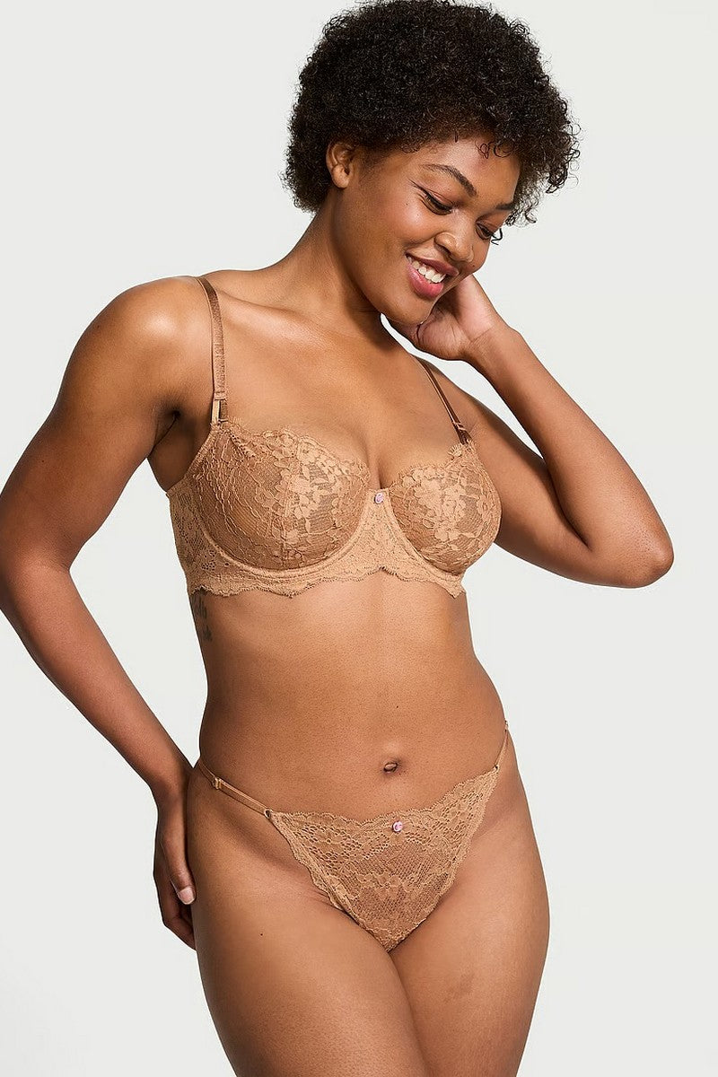 Мереживні трусики 357010720 beige