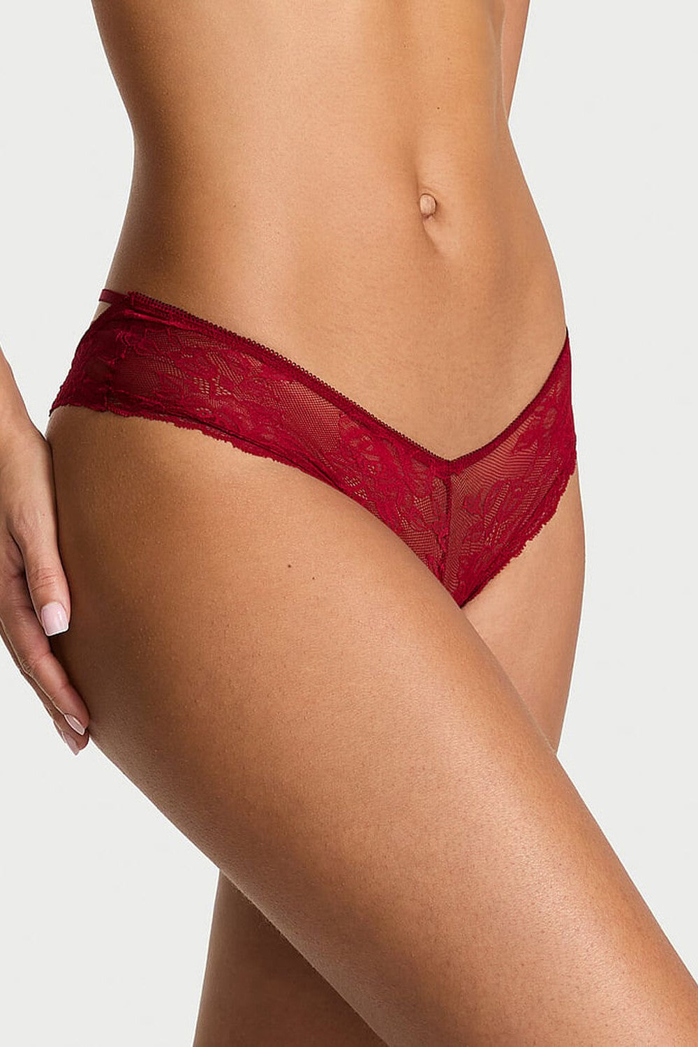 Відкриті трусики 358238594 bordo Victoria`s Secret