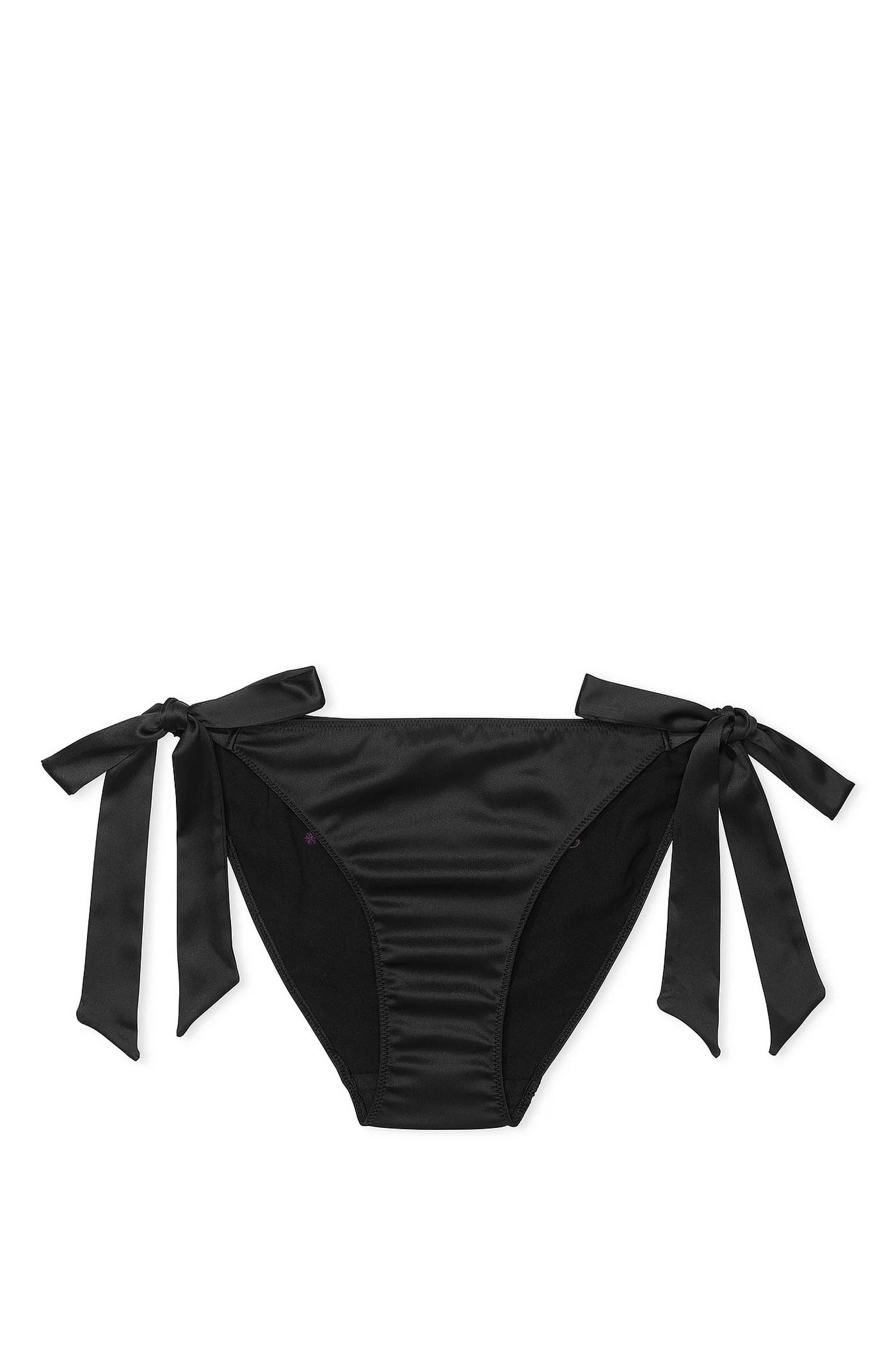 Атласные трусики с завязками 362562265 black