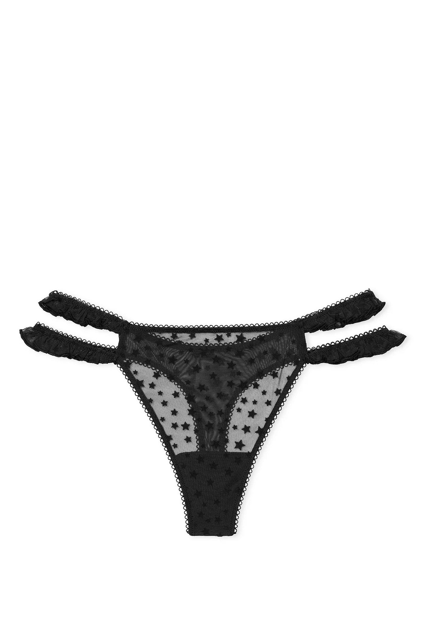 Трусики стрінги із зірками 362830010 black