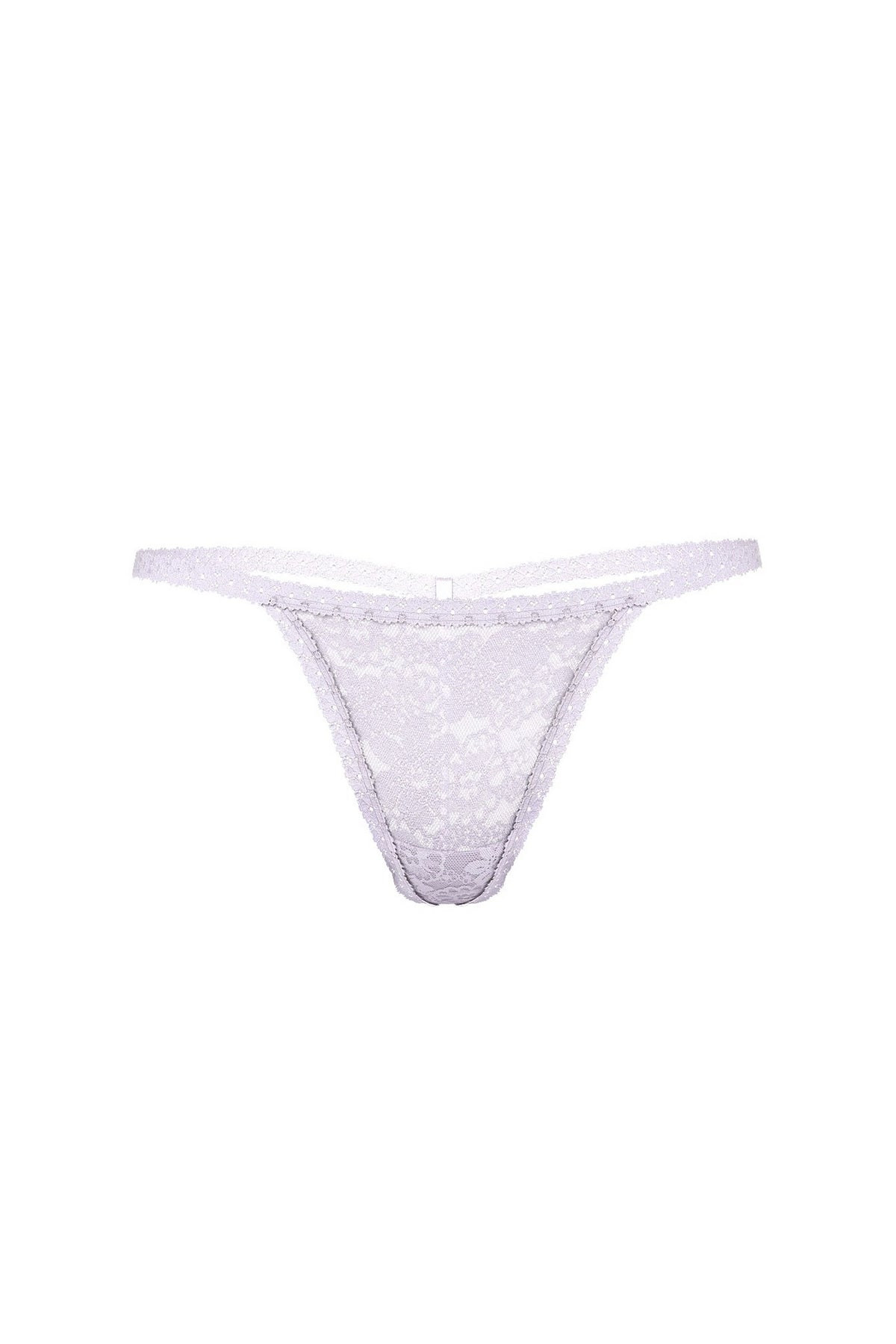 Мереживні трусики стрінги 373904486 lilac Victoria`s Secret
