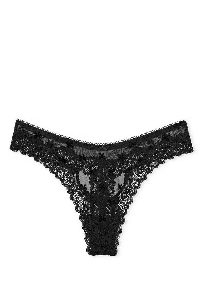 Трусики стринг из микросетки 377426792 black