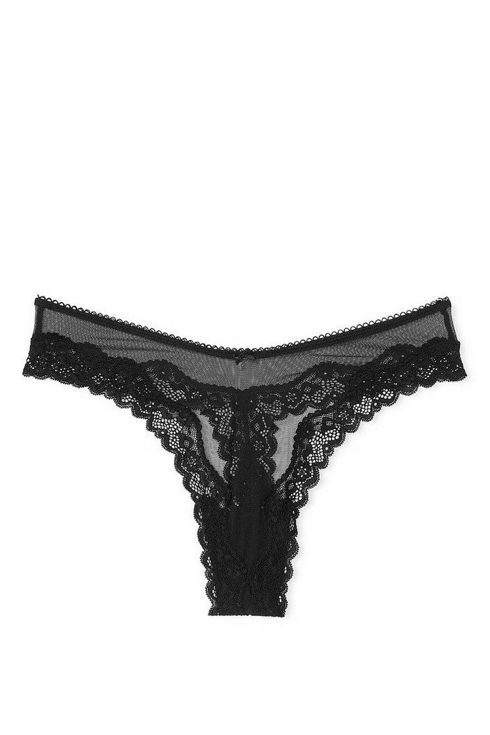 Трусики стринг из микросетки 389398838 black