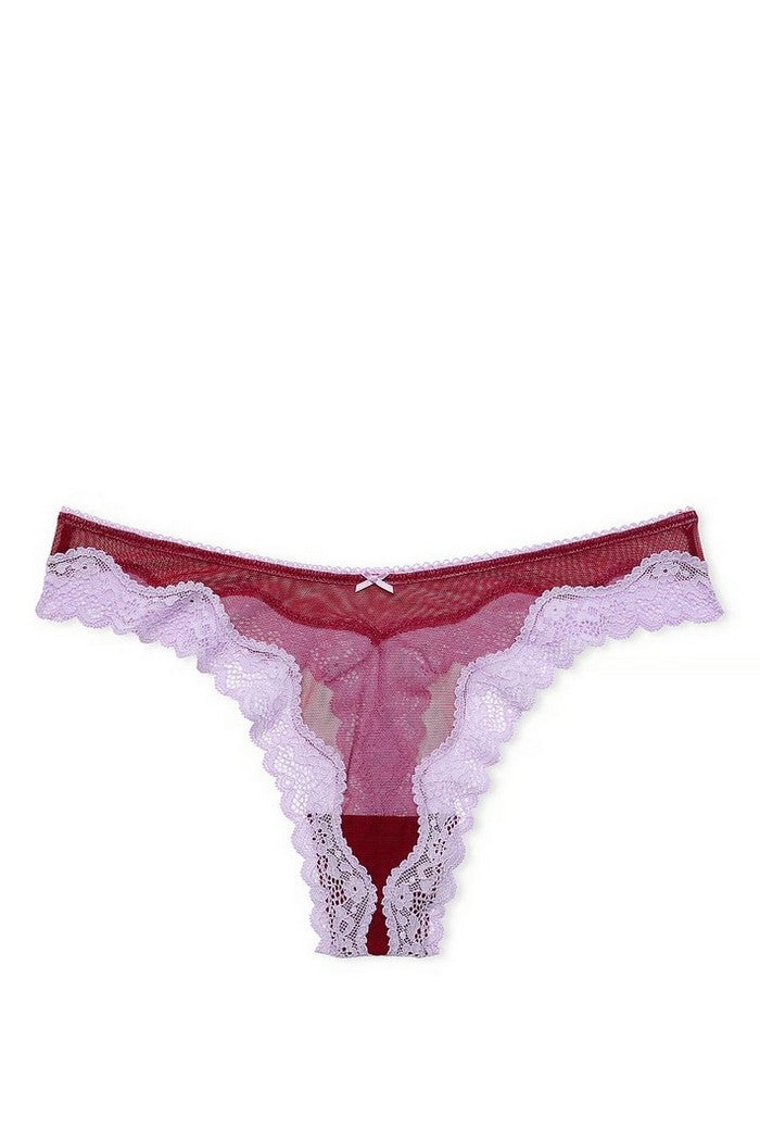 Трусики стринг из микросетки 390388434 bordo