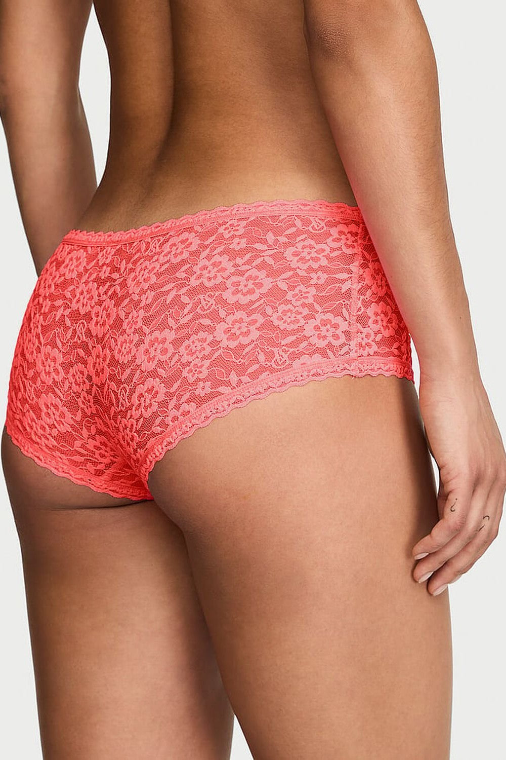 Мереживні шортики 406454303 coral Victoria`s Secret