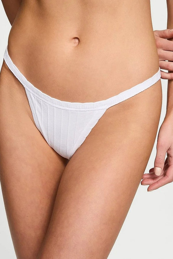 Хлопковые трусики стринг 41400247 white