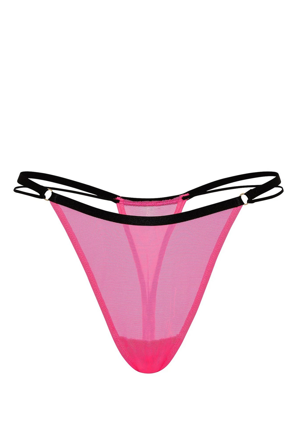 Трусики стрінги із мікросітки 416612964 pink Victoria`s Secret