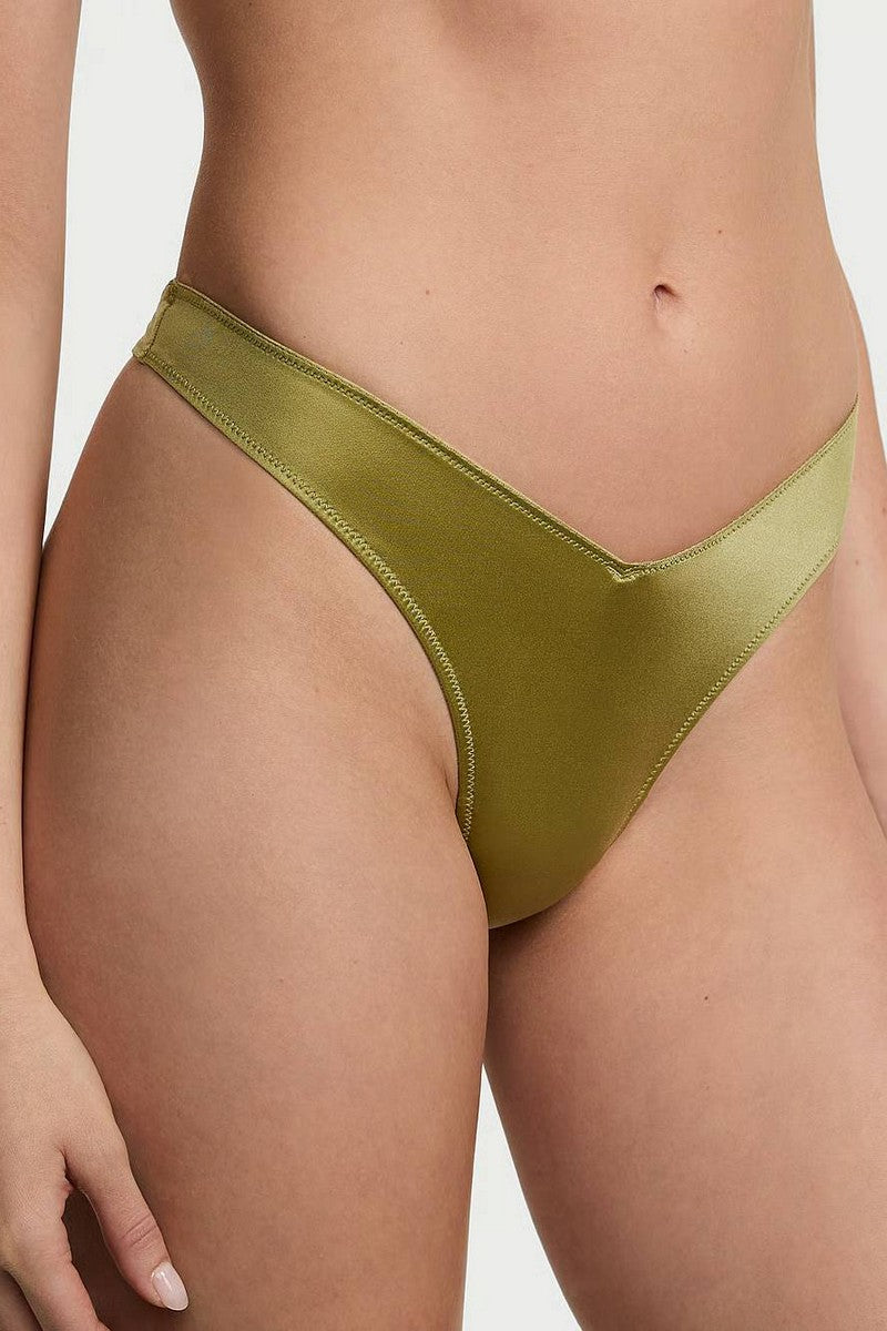 Гладкие трусики стринг 434546097 green