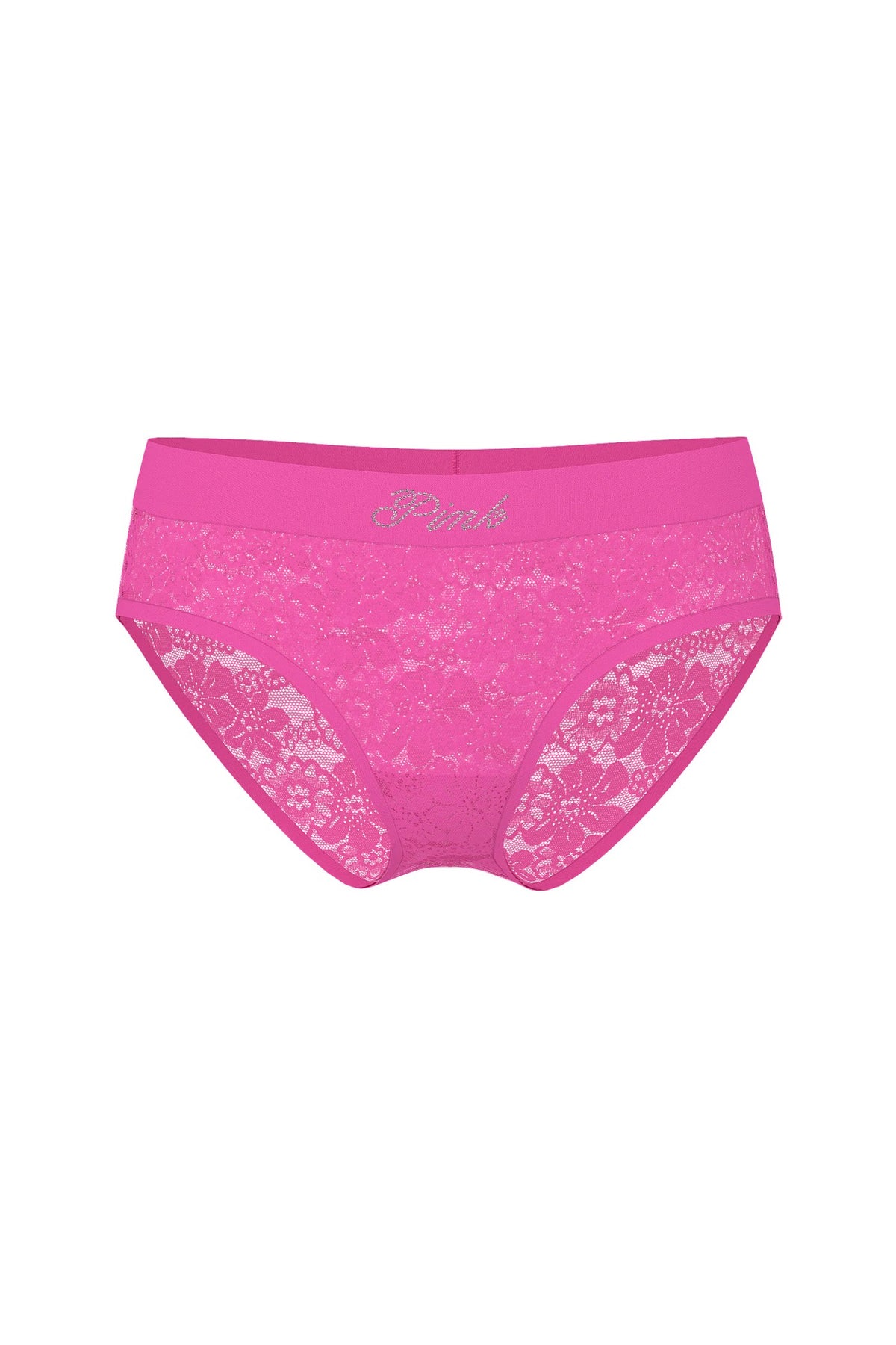 Мереживні трусики сліпи 439546856 pink Victoria`s Secret